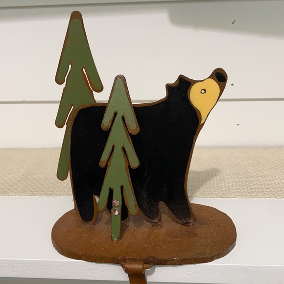 Moose & Bear Christmas Stocking hangers - Picture 4 of 6
